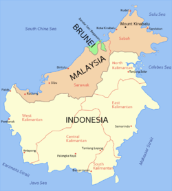 婆罗洲(马来语:borneo),印尼称之为加里曼丹岛(印尼语:kalimantan)是